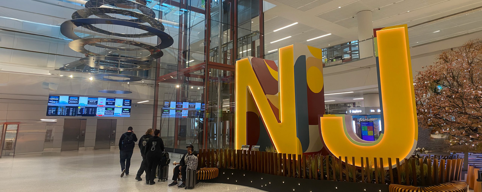 Newark Airport Terminal A Project by AtlasIED